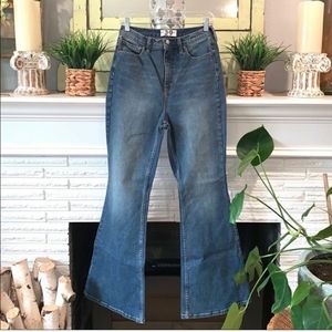 FP We the Free Curvy Robyn High Rise Flare Jeans